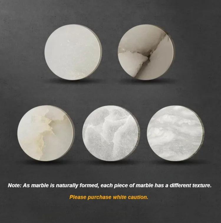[Marmo] French Marble Ceiling Light Natural Stone