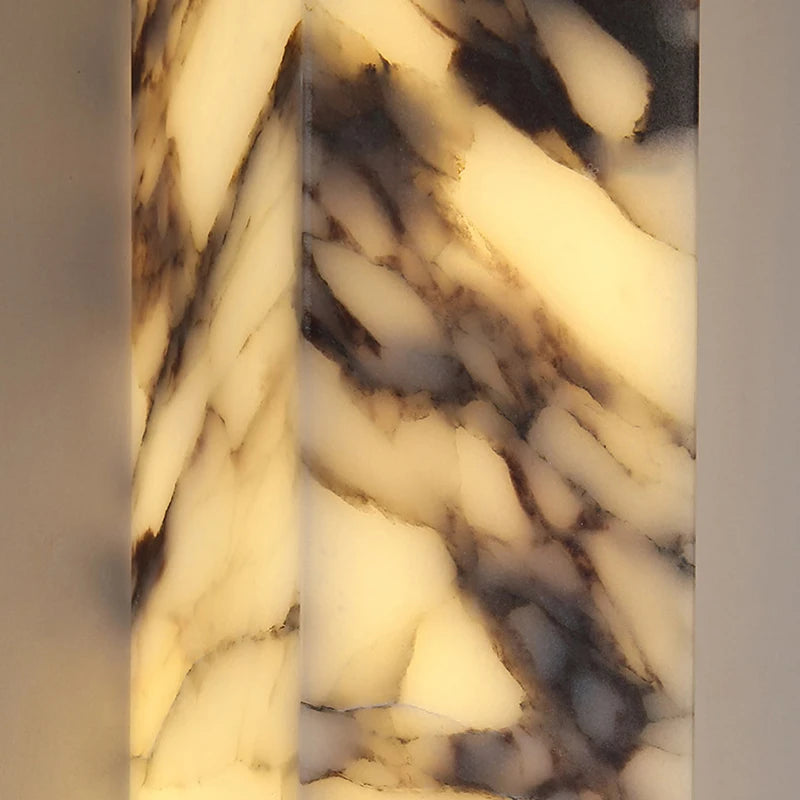[Cubo] Cuboid Natural Marble Wall Lamp Dimmable