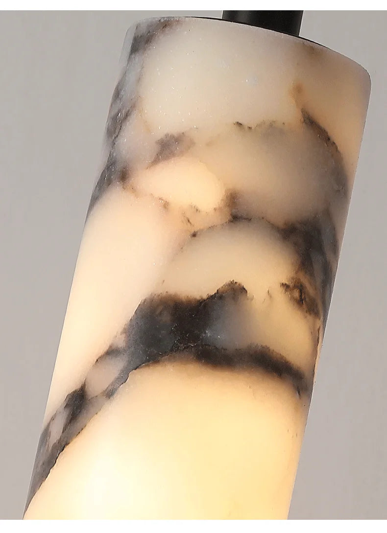 [Cilindro] Marble Cylinder Natural Stone Pendant Luxury