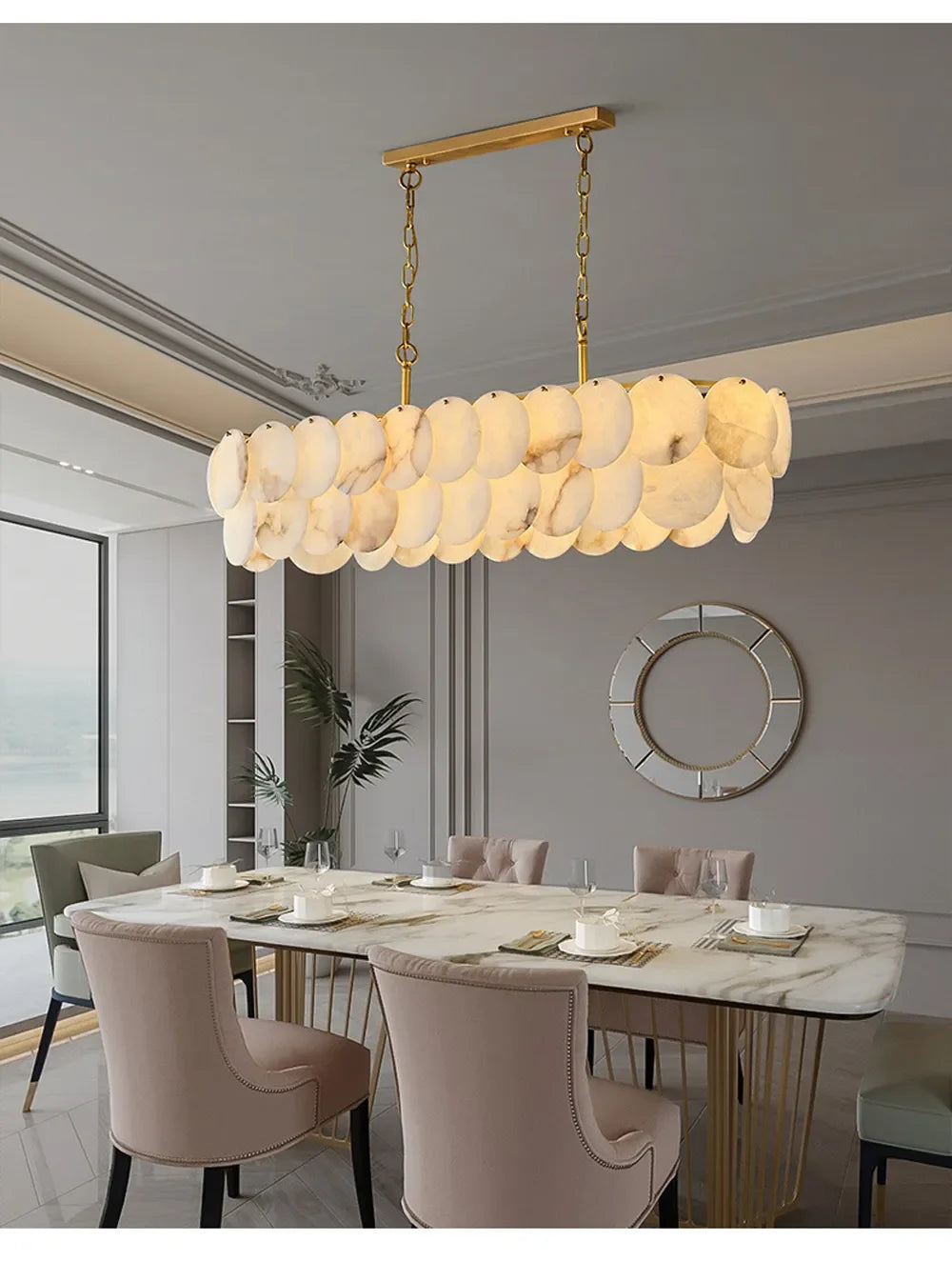 [Lusso] Luxury Marble Chandelier Modern Design