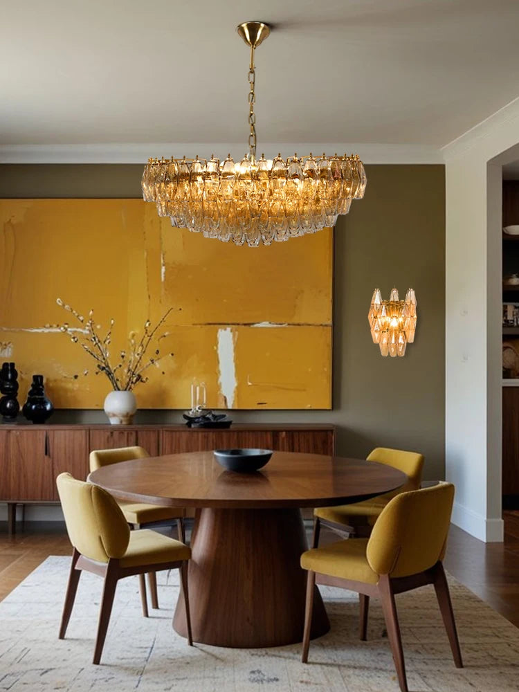 [Ambra] Murano Glass Chandelier Art