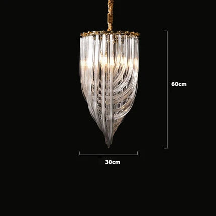 [Designer] Postmodern Hanging Crystals Lamp