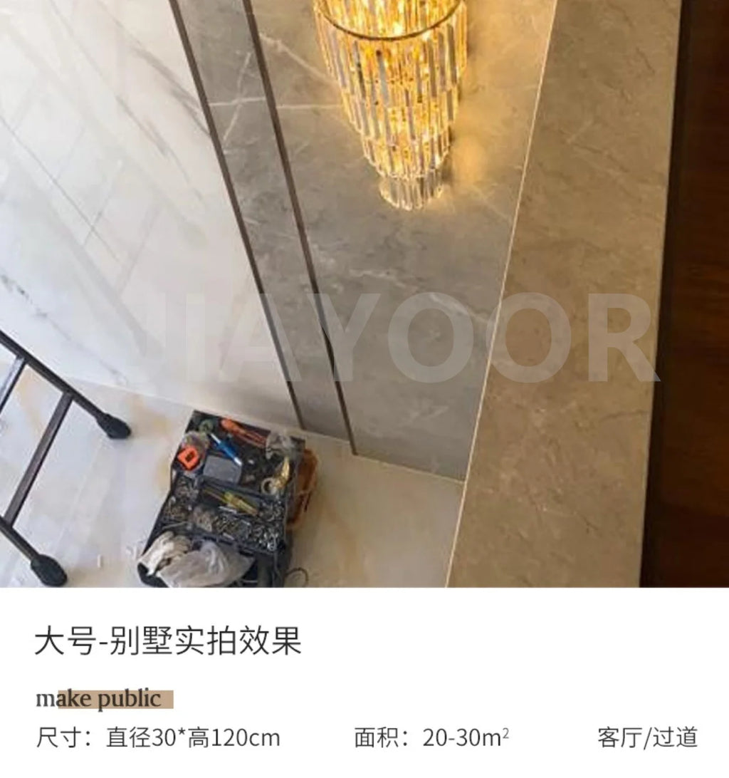 [Grandeur] Luxury Crystal Wall Lamp Villa Corridor