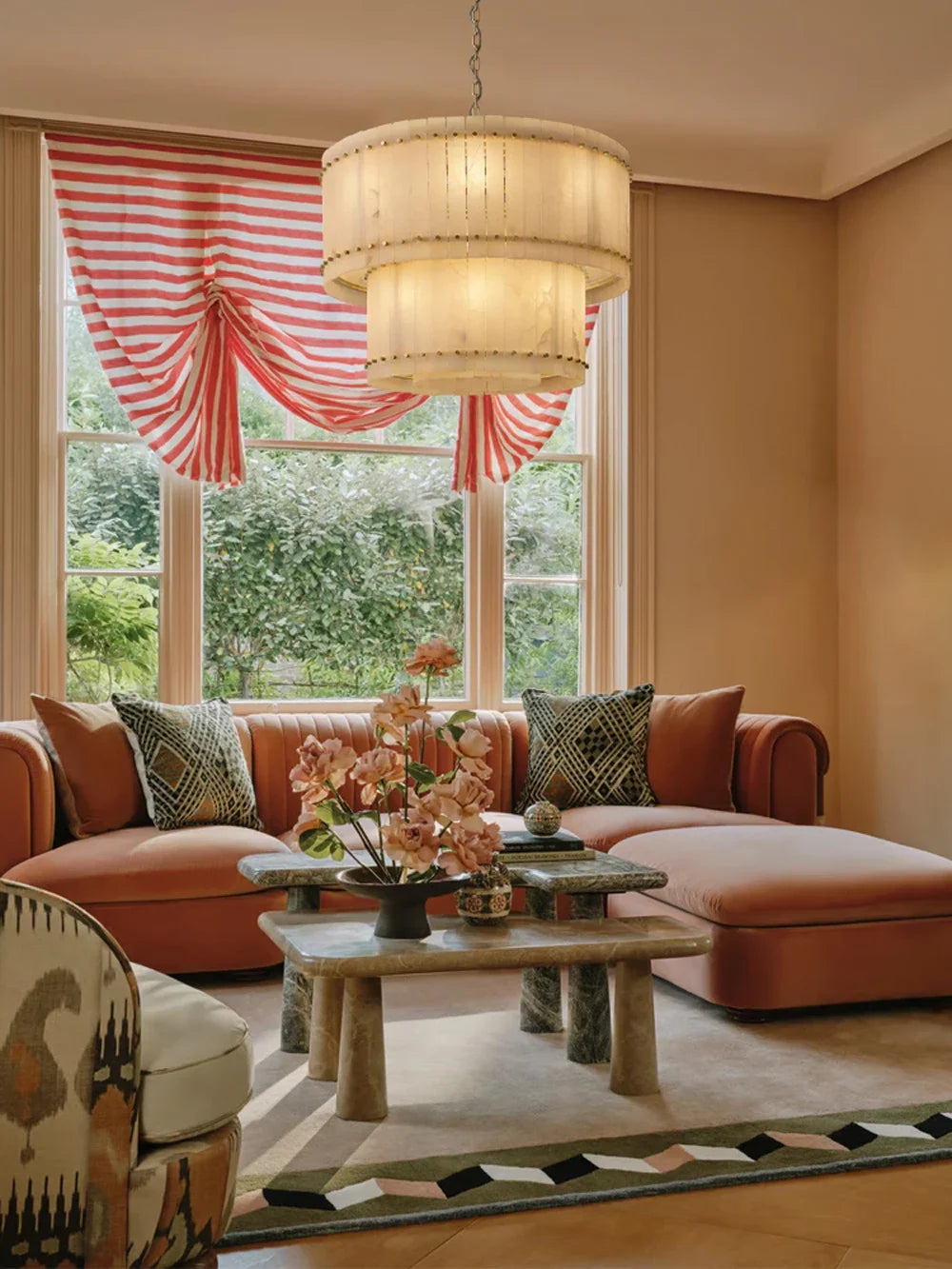 [Rotondo] Modern Marble Chandelier Round