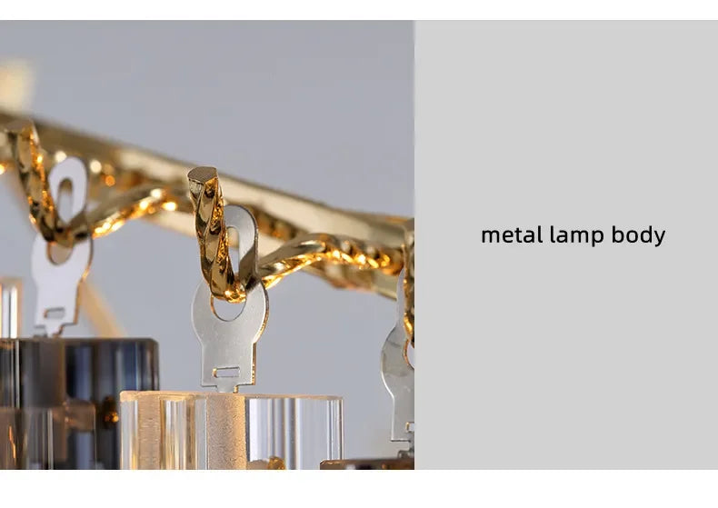 [Splendor] Modern Luxury Crystal Chandelier Gold