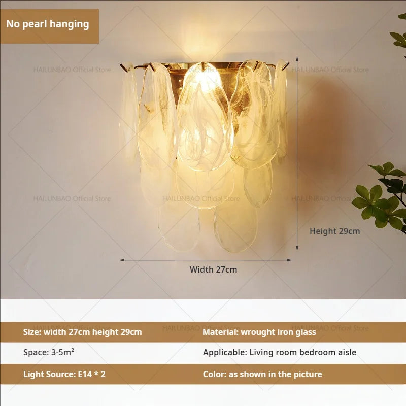 [Opulence] French Vintage Crystal Wall Lamp Luxury