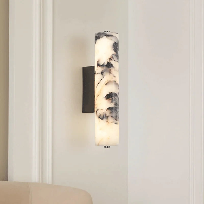[Nero] Italian Marble Wall Lamp Natural Stone