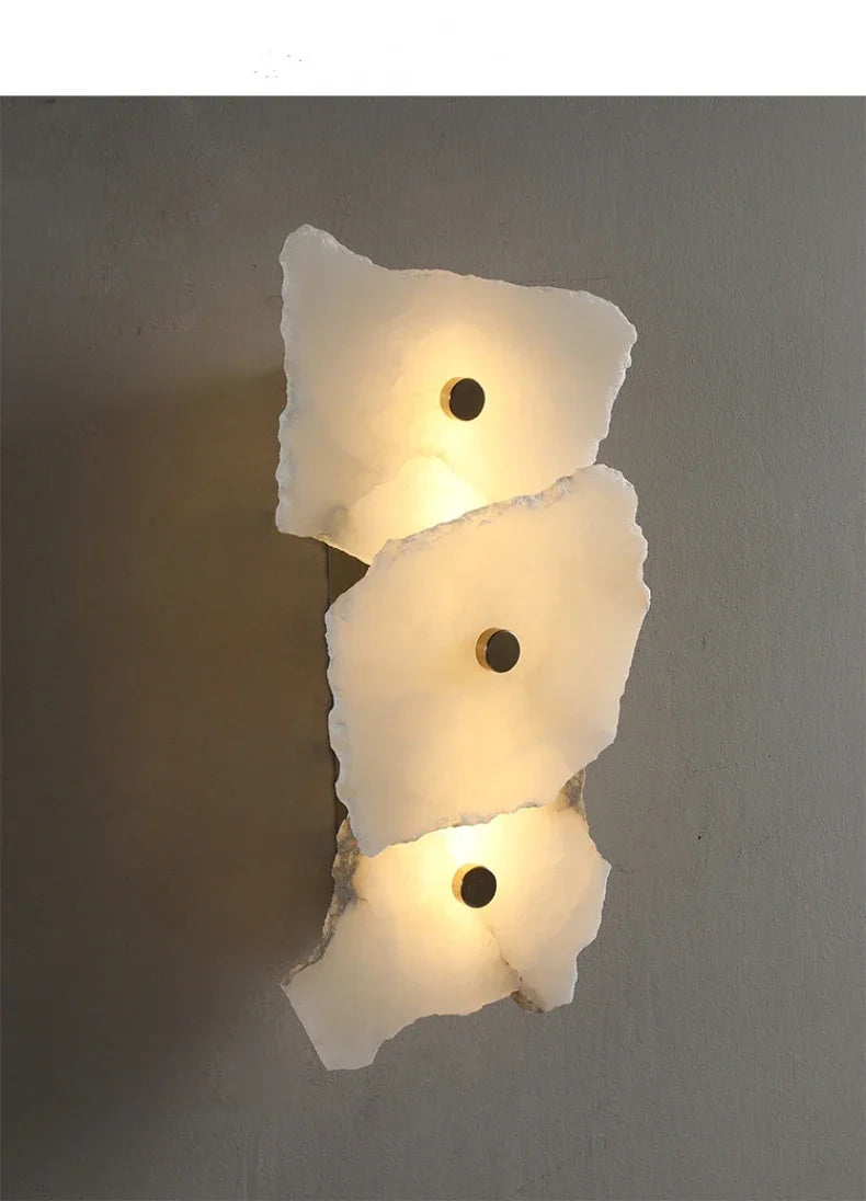 [Travertino] Natural Marble Wall Lamp Sconce