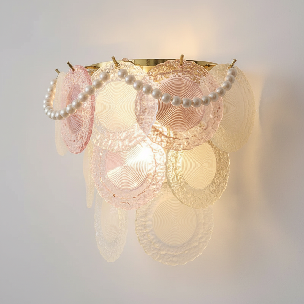 [Belle Époque] French Vintage Crystal Wall Lamp Luxury